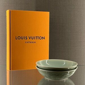 Longquan Celadon Bowls, Set of 2. Lotus Flower Celadon Bowls.